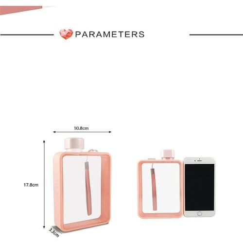 380ML Tritan BPA Free Water Bottle Drinking Sport Flask Bicycle Cycling School Football Gym Tennis Transparent Portable Bottles