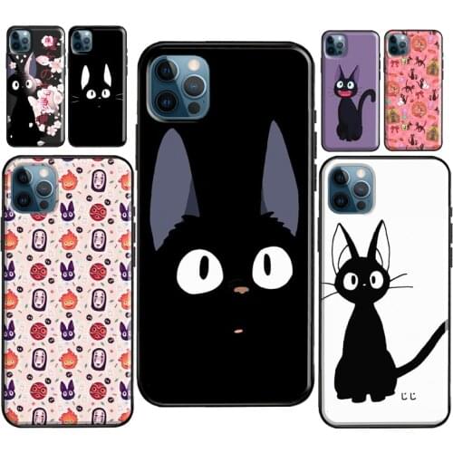 Jiji Cat For iPhone 12 mini Pro Max Case For iPhone 11 Pro Max SE 2020 XR X XS 6S 7 8 Plus Cover