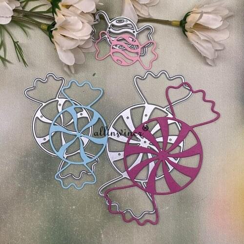 Swirl candy decoration Metal Cutting Dies Stencils For DIY Scrapbooking Decorative Embossing Handcraft Die Cutting Template