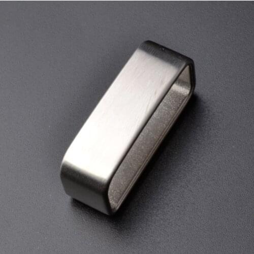 DIY Stainless Steel Belt Loops Mens Casual Leather Craft Hardware Metal Belt Loops Sewing Fashion Jeans Accessories Tools