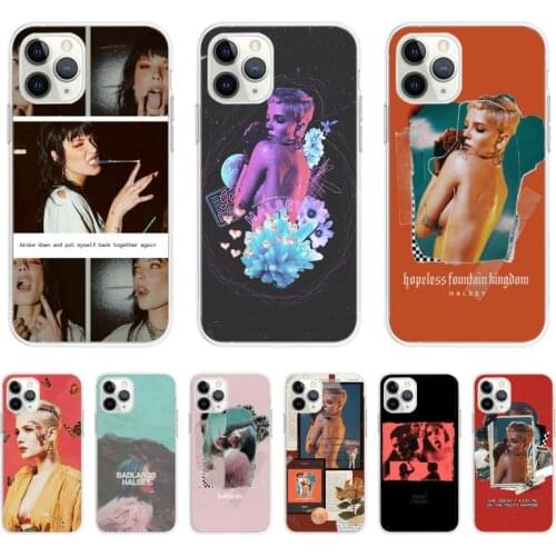 Yinuoda Halsey black Phone Case Hull For iPhone 11pro MAX 8 7 6 6S Plus X XS MAX 5 5S SE XR Fundas Capa