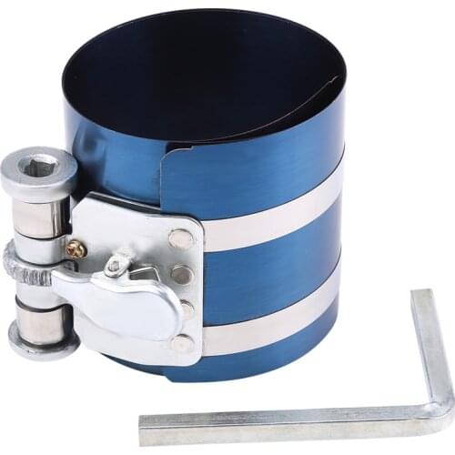 3" Piston Ring Compressor 53-125mm​ Engine Ratchet Type Clamp Band Installer Car Mechanical Piston Ring Wrench Tools