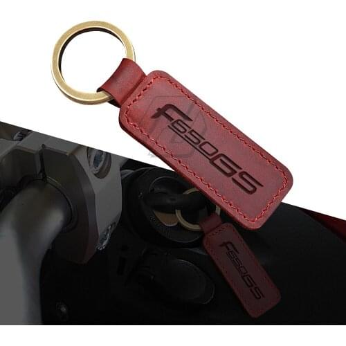 Motorcycle Keychain Motocross Cowhide Key Ring Fits for BMW Motorrad F800R