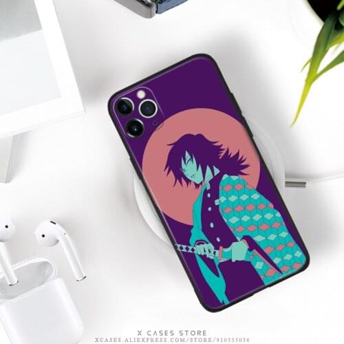 Giyu Tomioka Kimetsu no Yaiba FOR iPhone Se 6 6s 7 8 Plus X Xr Xs 11 12 Mini Pro Max TPU Soft Silicone Phone Case Cover Shell