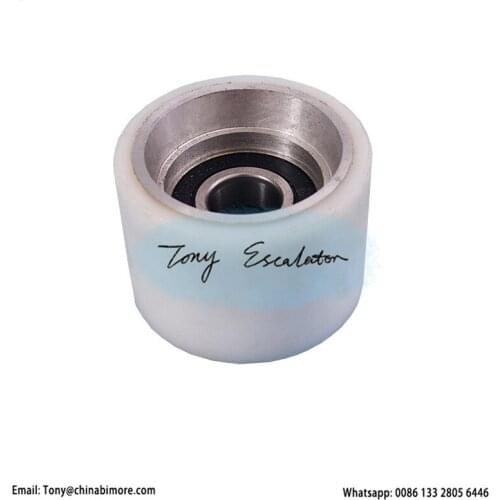 Escalator Handrail Pressure Roller OD70mm W50mm Bearing 6204