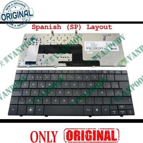 New Laptop keyboard for HP Compaq Mini110 Mini 110 110-1000 Mini 102 Presario CQ10-100 Black Spanish SP / Espanol ES V100226CK1