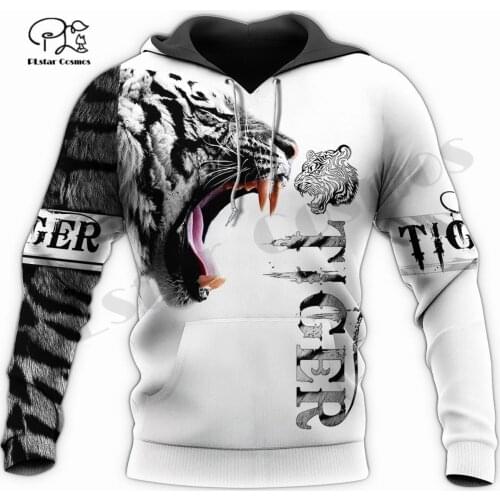 PLstar Cosmos 3DPrint Newest Tiger Animal Unique Funny Men/Women Cozy Hrajuku Casual Streetwear Hoodies/Zip/Sweatshirt Style-5