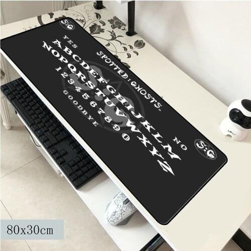Ouija board mouse pad 800x300x2mm mats xl Computer mouse mat gaming accessories gadget mousepad keyboard games pc gamer