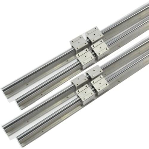 Support Linear Rail SBR16 900mm 4 Rails+8 SBR16UU Bearing Blocks for CNC