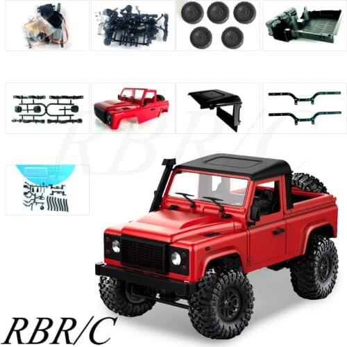 Assemble DIY KIT Set 1/12 2.4G Vehicle Simulation Crawler Off-Road Climbing Four-Wheel Drive Remote Control RC Car MN D91K