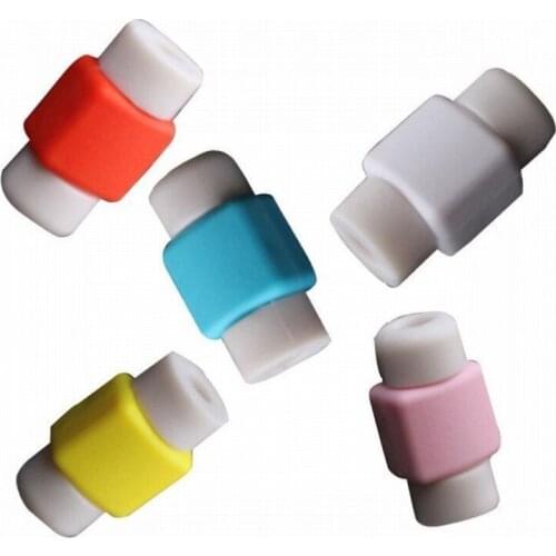 Silicone USB Cable Protector for iPhone Samsung Usb Charging Data Line Cord Protective Case Cables Winder Cover