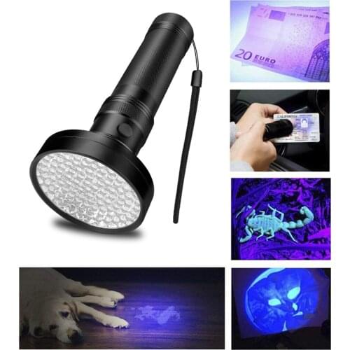 Ultraviolet Flashlights Aluminum Uv Uv 100 Led Flashlight Latest Flashlight Lamp Outdoor Lighting Uv Flashlight Without Battery