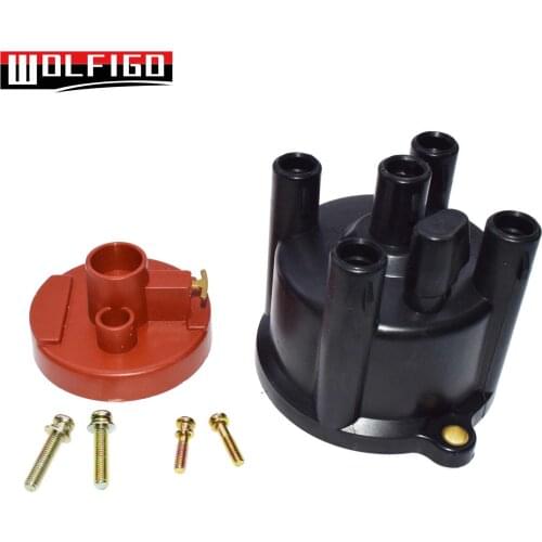 WOLFIGO 1 PC / 2 PCS New Distributor Cap Rotor For Toyota Camry 1994 1995 1996 2.2L 1910174110,19102-74040