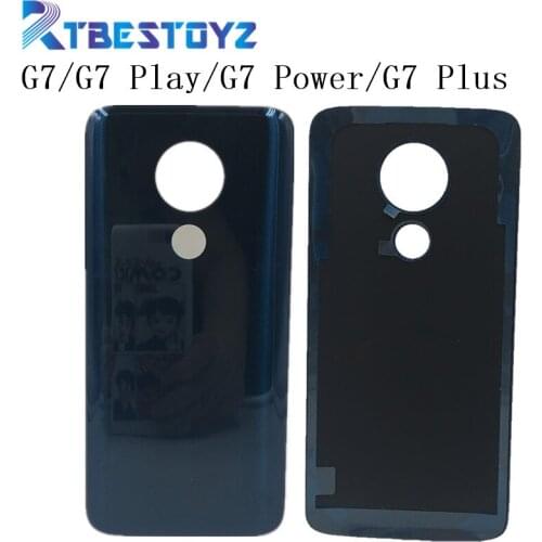 For Motorola Moto G7 XT1962 Back Cover G7 Play Back Battery Cover New For moto G7 Power Rear Door Housing Case Panel
