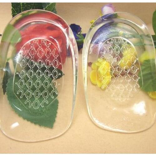 1 Pair Heel Insoles Shoes Massage Cushion Silicone Gel Inserts Pads Massager -OPK