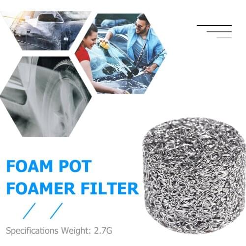 1PC Multifunction Kitchen Cleaning Tools Auto Car Wash Stainless Steel Foam Lance Filter Lance Mesh Tablet for Foam Generator
