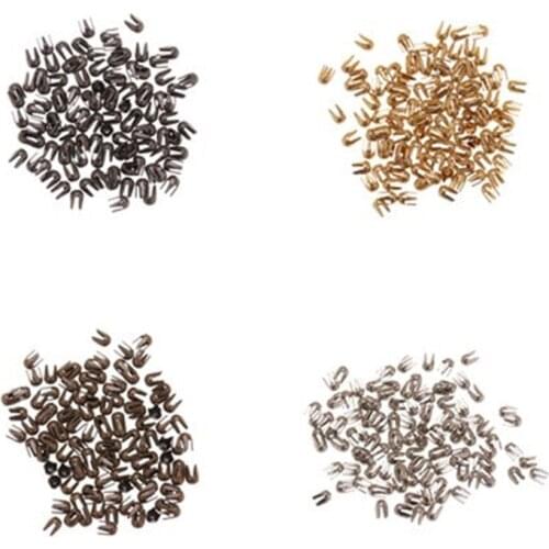 100Pcs/Pack 2mm Mini Buckles For Doll Clothes Super Small Round Bead Claw Hammer Buckle DIY Metal Doll Accessories