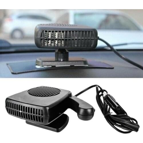 2 In 1 Car Heater Cooler Fan Portable Electric Auto Heater Demister 12V Central Heating Machine for Car Truck Vehicle Warm Air