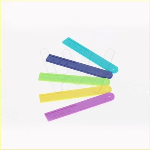 5pcs Endodontic Span Measure Dental Scale Gutta Percha Point Ruler