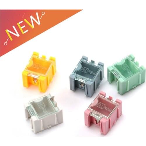 5pcs SMD SMT Electronic Component Container Mini Storage Boxes kit