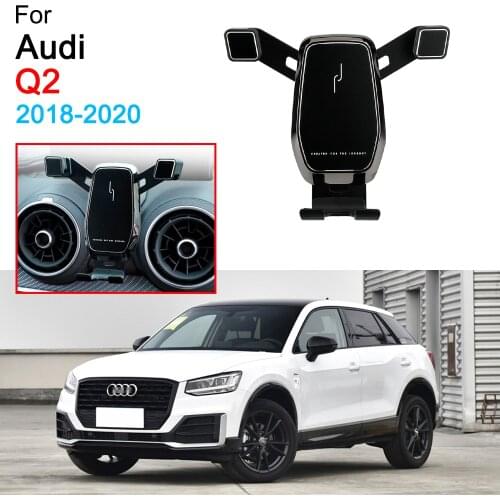 Car Phone Holder Air Vent Mount Clip Clamp Mobile Phone Holder for Audi Q2 Accessories 2018 2019 2020