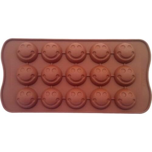 Free shipping 10 smile chocolate mold cooking tool Silicone Mold Fondant Sugar Bow Craft Molds DIY Cake Decorating