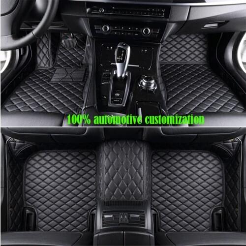 Custom Car floor mats for hyundai getz kia sportage 2018 mazda cx-5 toyota corolla for peugeot 307 sw ford fiesta mk7 car mats