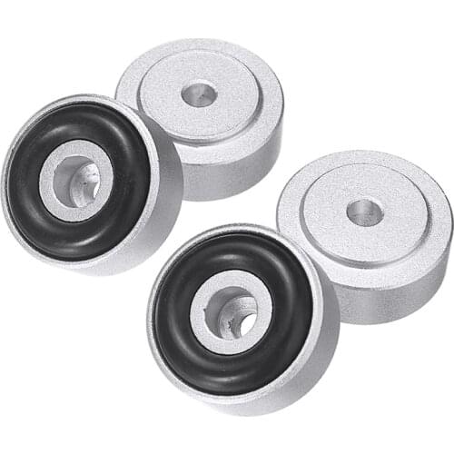 Mayitr 4pcs Aluminum Isolation Feet Pad Stand For DAC CD Turntable Radio Amplifier 20 x 8mm