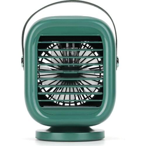 Mini Air Conditioner Portable Fan with Mist Multi-function Humidifier Purifier Electric Desk Fan Head-shaking Air Cooler Fan