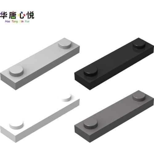 20PCS/Set 92593 MOC 1x4 Plate with 2 Knobs Bricks Assembles Accessories Parts Building Blocks Toys for Children Kids Gifts