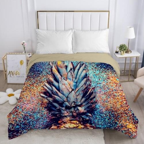 Pineapple Duvet cover Quilt/Blanket/Comfortable Case 140x200 240x220 240x260 Queen King Single Bedding for Home camouflage