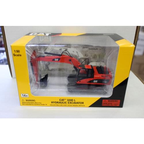 Special color! Norscot 55214 Cat 320D L Hydraulic Excavator Red 1/50 Scale Metal
