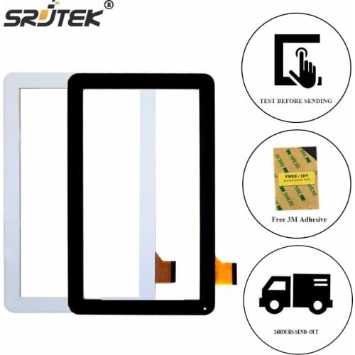 Srjtek 10.1" For HK10DR2438 HK10DR2438 New Touch Screen Capacitance Digitizer Glass Sensor Replacement Panel Parts