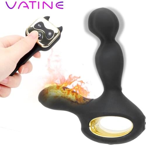 VATINE Sex Toys For Women Sex Products Prostate Massager Butt Heating Vibrator Anal Plug Silicone Vibrating & Rotating G-spot