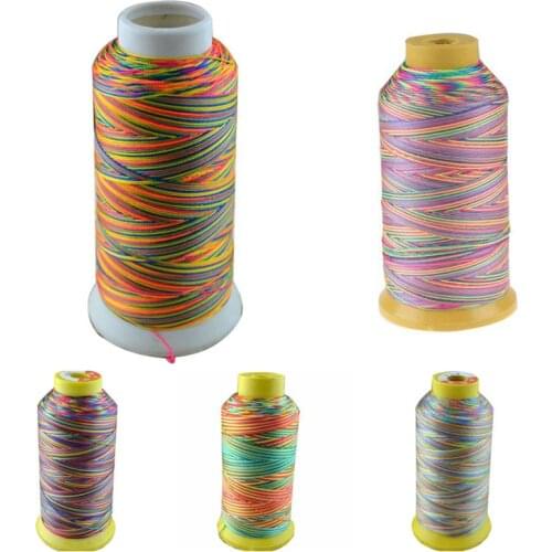 High Tenacity Nylon Thread Multicolor Machine Sewing Thread Embroidery Industrial Thread For Fabric DIY Accessory Free Shipping