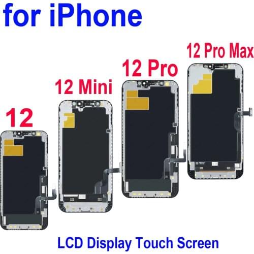Super AMOLED LCD for iPhone 12 iPhone 12 Mini iPhone 12 Pro iPhone 12 Pro Max LCD Display Touch Screen Digitizer Assembly