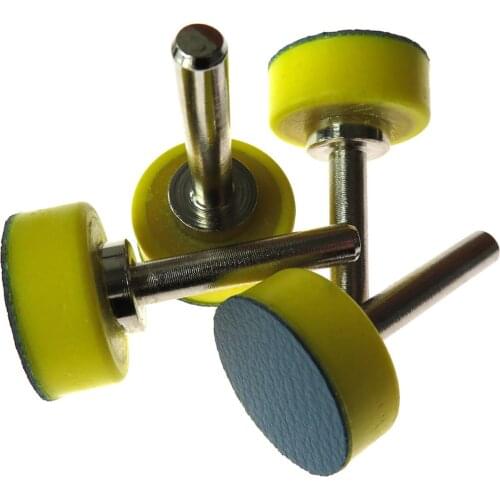 1 Inch 25mm Leather Sander Backing Pad 6mm Shank Self-adhesive Sanding Disc Holder Backer Plate Abrasive Power Tool Accessories