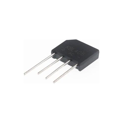 1PCS KBL406 600V SIP-4 4A Diode Bridge Rectifier Single Phase Bridge Rectifier New Arrival