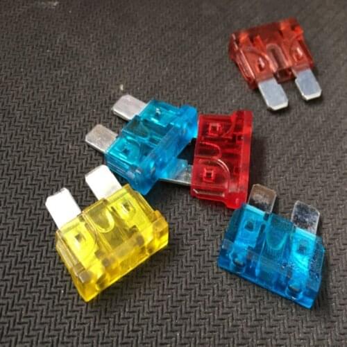 120Pcs standard Blade Fuses Kit Zinc Alloy Auto Car Truck Fuse 5A 10A 15A 20A 25A 30A For Auto Car Truck