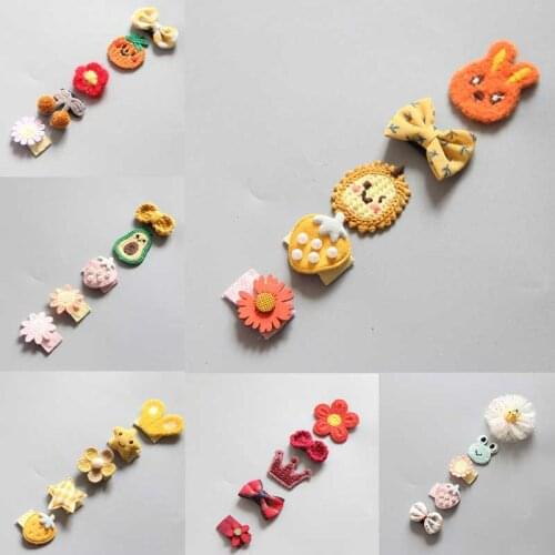 2021 Baby Hair Clips Glitter Crown Strip Cute Bowknot Princess Handdmade Hairpins For Girls Newborn Infant Hair Accessories