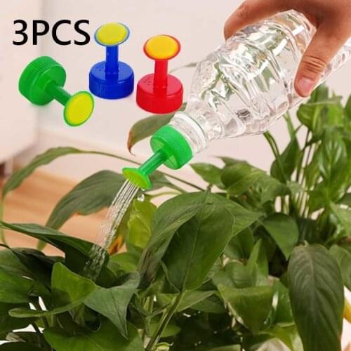 3pcs/set Gardening Plant Watering Sprinkler Spray-head Soft Drink Bottle Water Can Top Waterers Garden Irrigation Equipment