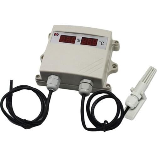 485 Signal/Analog Signals Industrial Digital Tube Display Temperature and Humidity Sensor Transmitter Waterproof Moisture Meter