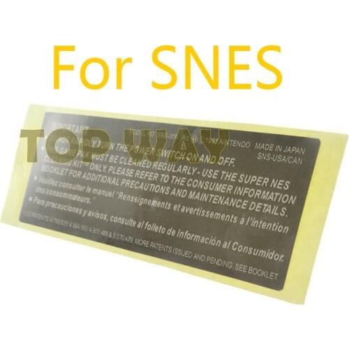 500pcs For SNES Cartridge Label Sticker Housing Shell Sticker Lable Seals Game for SNES US version