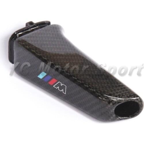 Car Acessories Carbon Fiber Interior Cover Trim Fit For BMW All Models Hand Brake Knob with M logo Car-styling