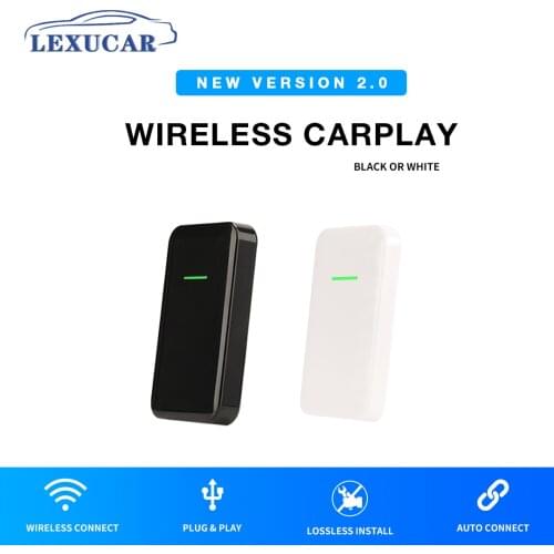 Lexucar 2.0 Wireless Carplay Dongle Adapter Activator Apple CarPlay for Car Navigation Player USB Connect Module Adapter for VW