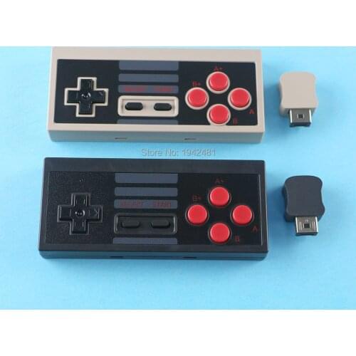 10sets high quality Wireless 2.4G Gamepad Classic Mini Edition Gaming Controller with Wrireless Receiver for Nintendo NES Mini
