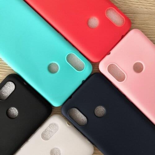 Xiaomi Mi 6X Mi A2 Matte Candy Solid color Silicone TPU soft case for Xiaomi Mi6X MiA2 Ultra thin cover case