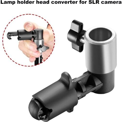 Lamp Holder Head Converter for Camera Soft Light Plate Bracket Camera Reflector Practical Converter Fixing Clip Kit Accessory