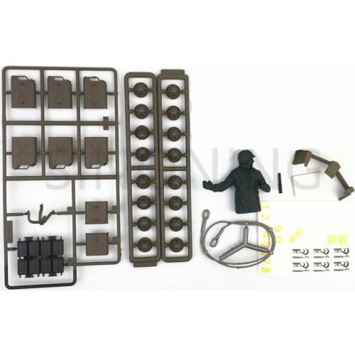Henglong battle tank 3838-1 1/16 accessory box UV sticker self-assembly package