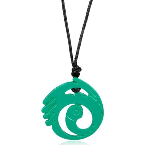 Classic Game Jewelry Tomb Raider Pendants Necklaces Adjusted Double Layer Rope Chain Women choker necklace